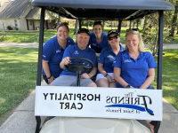 Members of the Friends of Saint Francis pose at the 2023 tournament.